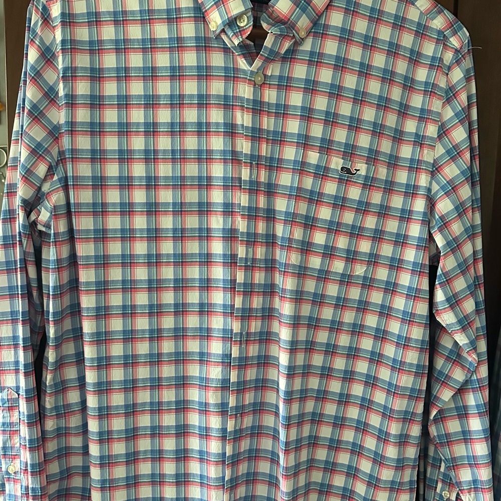 Vineyard Vines Multicolor Plaid Button Down Shirt